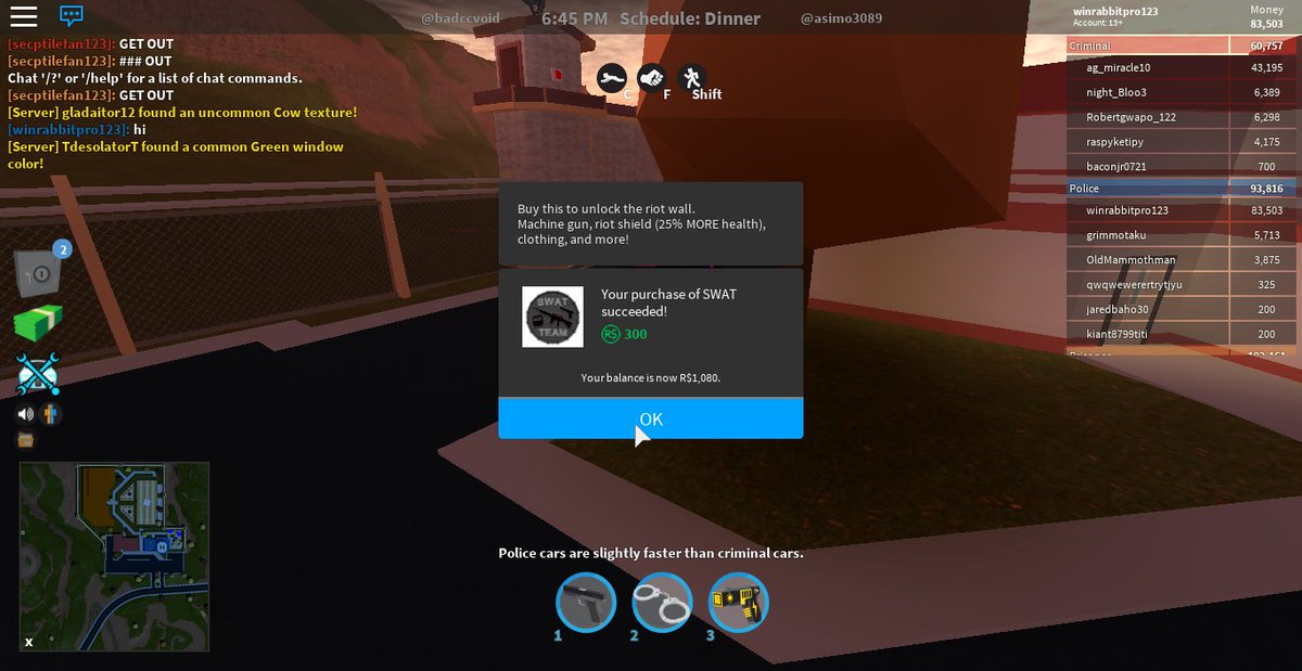 Asimo3089 On Twitter Contact Roblox - roblox jailbreak noclip hack check cashed v3