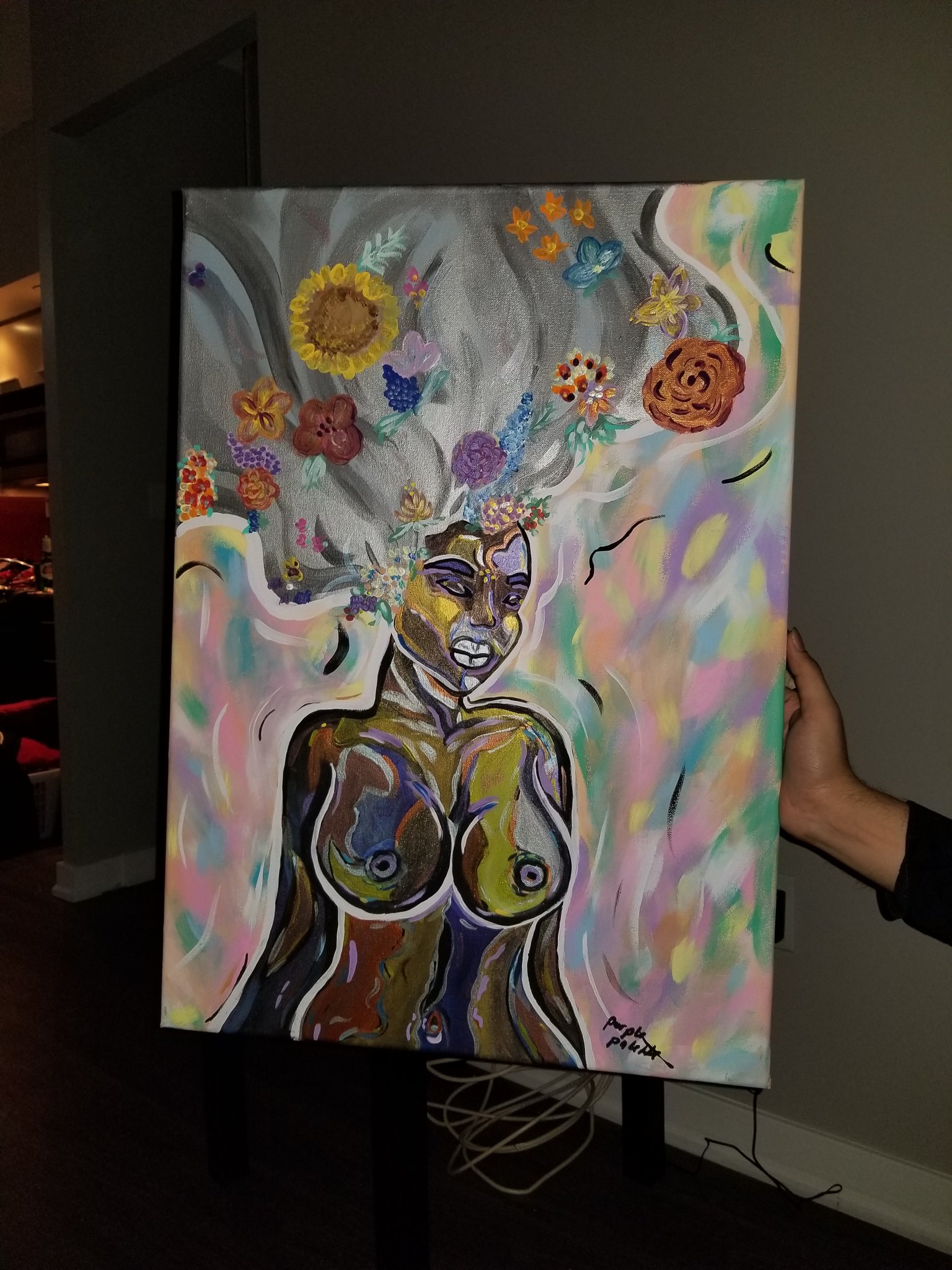 1 pic. My friends bought new artwork for their apartment ? https://t.co/Pbg4lF0y83