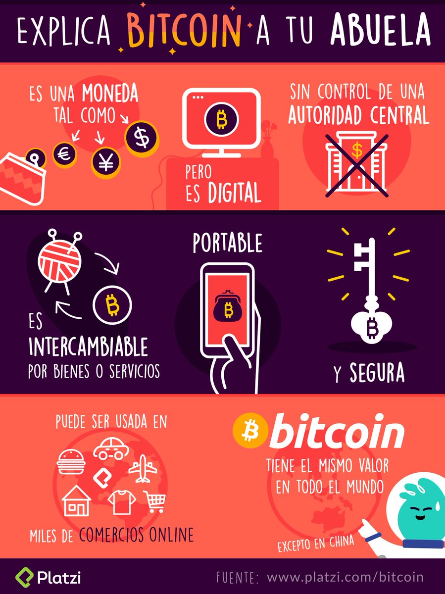 Podrías explicarle a tu abuelita cómo funciona #Bitcoin?