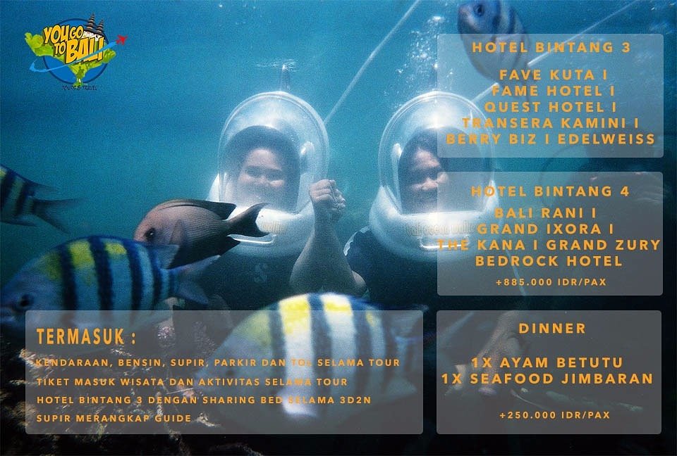 yougotobali's tweet photo. #bali #package #3d2n #cheap #payu #pesonaalamyuwana #tripngoods #travel #holiday #vacation #seawalker #beach #sea #coral #reef #indonesia https://t.co/yBMeWJ9TNS