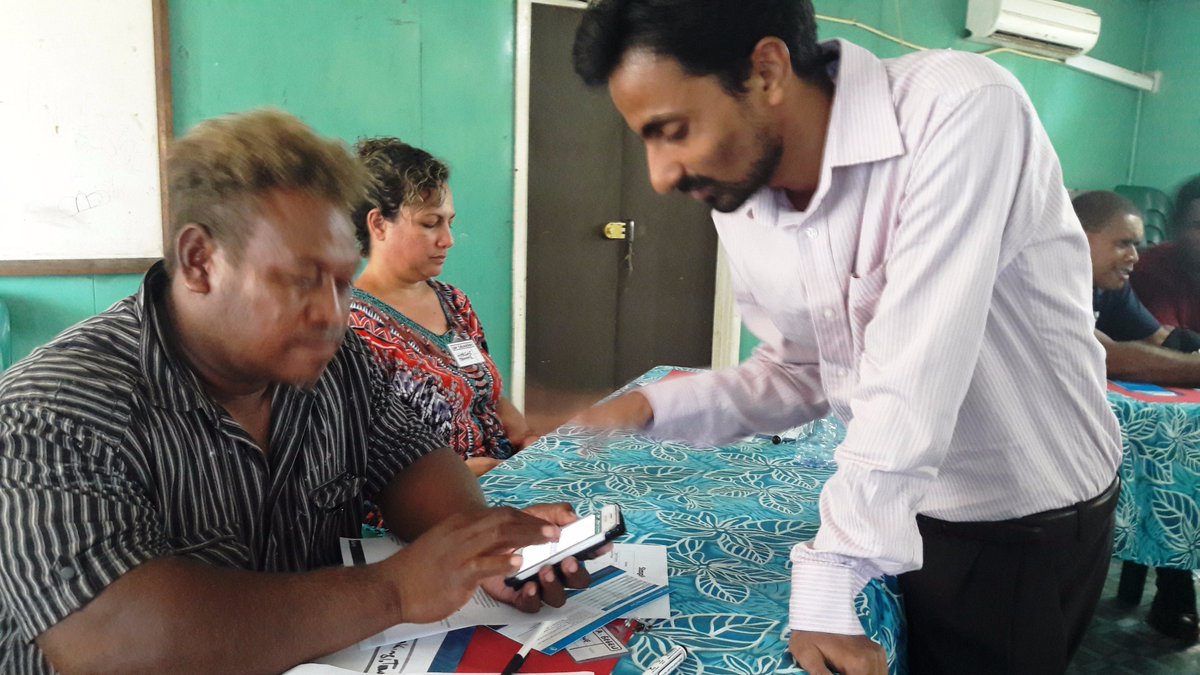 AmitJ1809's tweet photo. First ever digital transaction for school fees payment in Solomons..
#DFSSolomons #Schoolfees @MicroSave @UNCDFPFIP @HollyIsaac1 @NKrishnan65 @puneetc20 https://t.co/wrz7NIpdyU