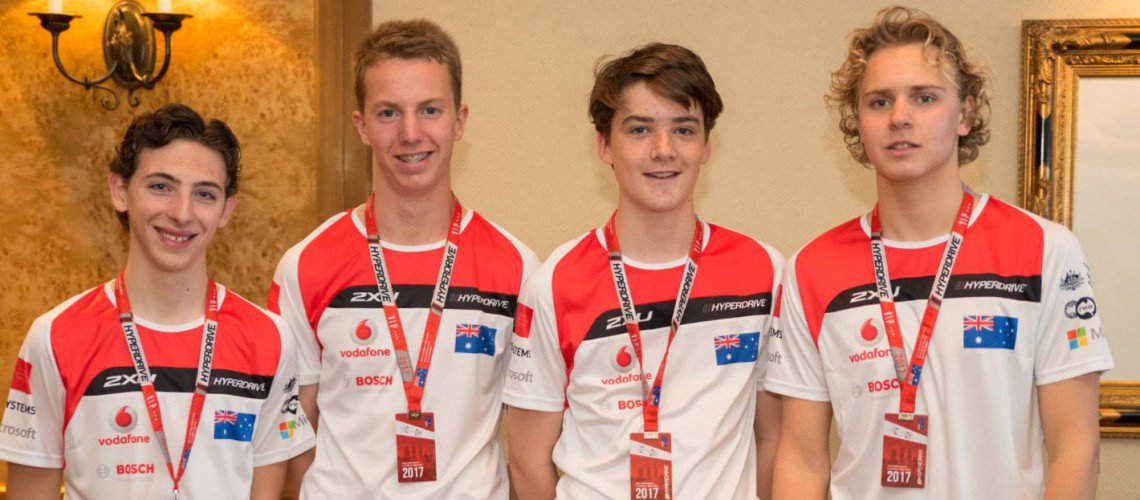 Four #Aussie students have a flying start to their #STEM careers after being crowned World Champions at F1 in Schools World Finals in Malaysia 🏁🏁🏁bit.ly/2iGk61M