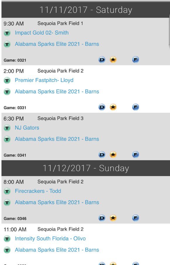 SparksElite02's tweet photo. Veterans Tribute Showcase Tournament Schedule #SEtheProcess #SE02 https://t.co/6lXOz5MFvE