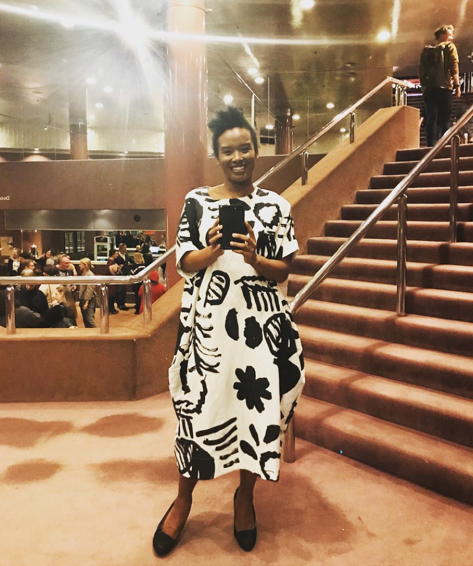 Faustinathefuzz's tweet photo. Opening Night! Dressed by friends @alpha60thelabel. A beautiful evening with Mum and the most talented colleagues ever. I love this work!!! ๐#mtcTheFather @melbtheatreco https://t.co/dUoEXecDeK