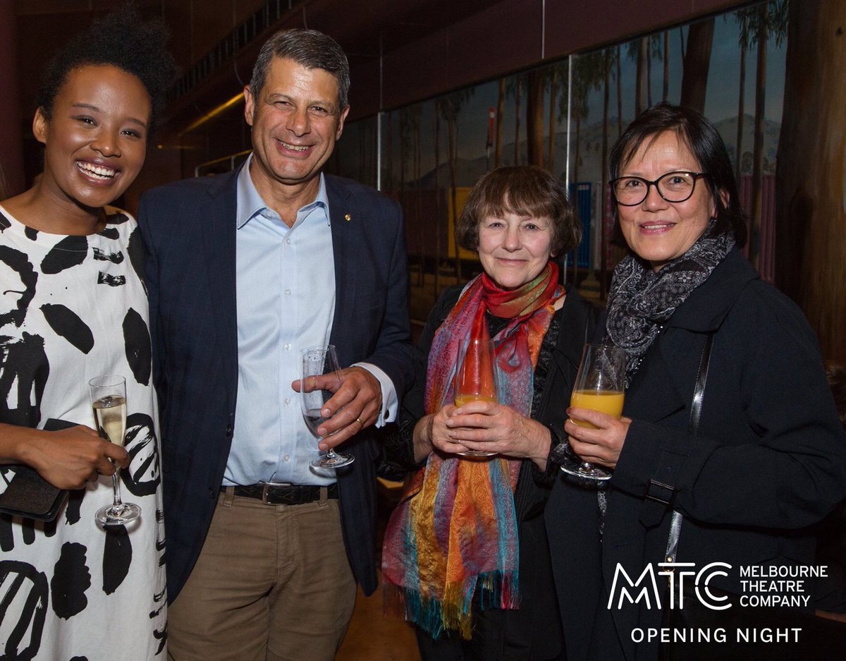 Faustinathefuzz's tweet photo. Opening Night! Dressed by friends @alpha60thelabel. A beautiful evening with Mum and the most talented colleagues ever. I love this work!!! ๐#mtcTheFather @melbtheatreco https://t.co/dUoEXecDeK