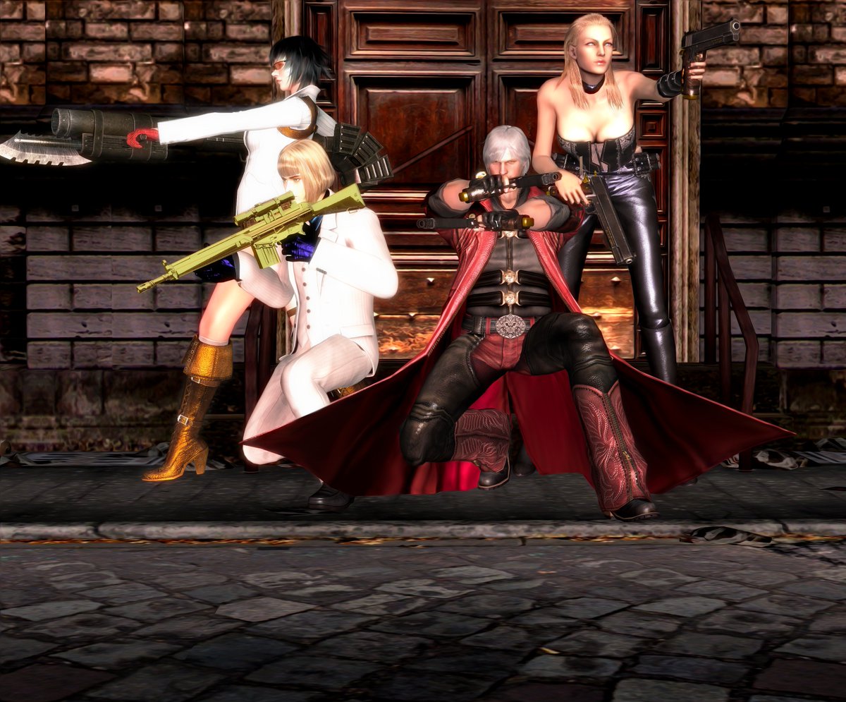 Heaven_s_Hitman's tweet photo. Devil May Cry  Lady Mary x Lord , Dante x Trish   デビルメイクライ DMC Hideki Kamiya Hideaki Itsuno  レディ デビルハンター  主 Lady s partner OC Capcom Platinum Games ダンテ x トリッシュ https://t.co/wW6UT1U5h3