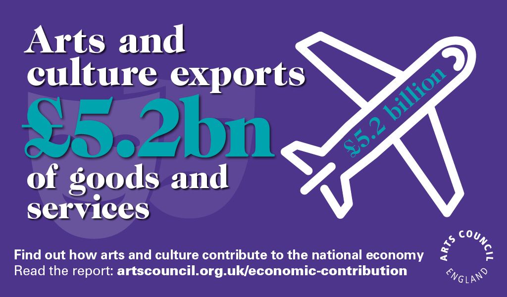 ace_national's tweet photo. GREAT NEWS! The economic impact of arts, culture &amp; creative industries is HUGE 🙌 new blog &amp; reports here 👉https://t.co/aYDijnZt3h 👀 https://t.co/6OMb0BC6tz