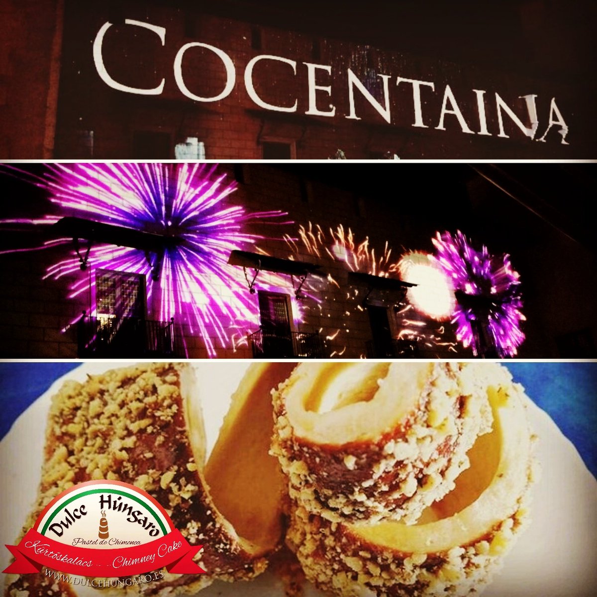 DulceHungaro's tweet photo. Después de un poco descanso no podemos decir más:
¡Gracias #Cocentaina!
¡Gracias @LaFraguadeVulca !
¡Fue un placer!
#dulcehúngaro #kürtőskalács #pasteldechimenea #chimneycake #artesania #pastelartesano #mercadomedieval #FiraDeTotsSants #elsaborwaaahh https://t.co/sJ5G8b23v2