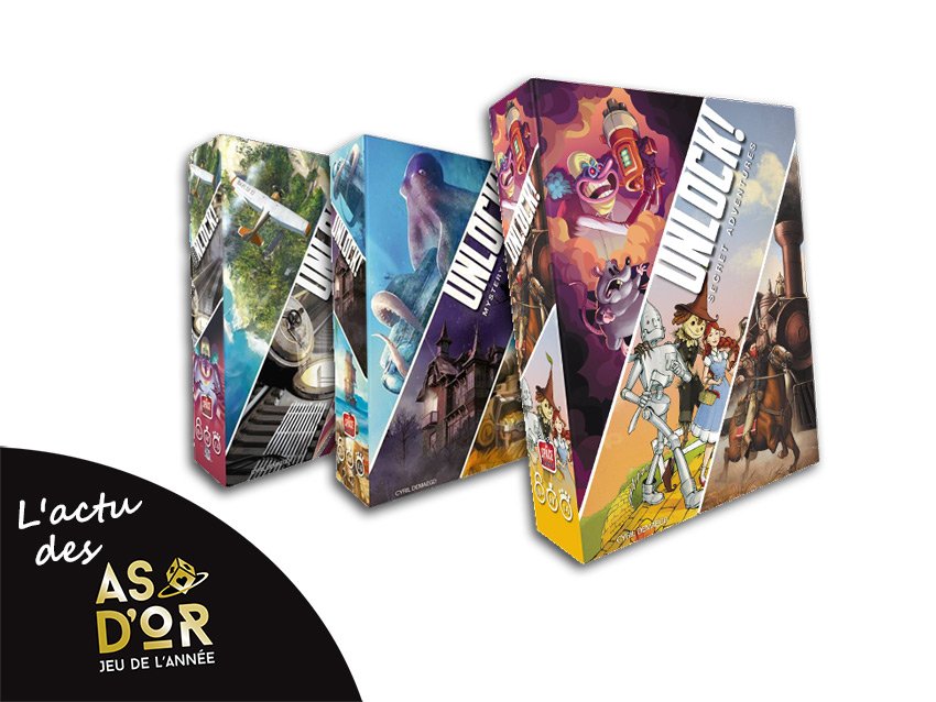 fijcannes's tweet photo. Les @SpaceCowboys1 viennent d'annoncer la sortie du troisième opus d'Unlock, As d'or jeux de l'année 2017. Les amateurs d'escape room pourront se creuser la cervelle sur trois nouvelles énigmes mi-décembre !
#asdor #Fij2017 https://t.co/G0WRsxsQQS