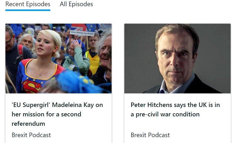 Very similar guests this week on the podcast...
