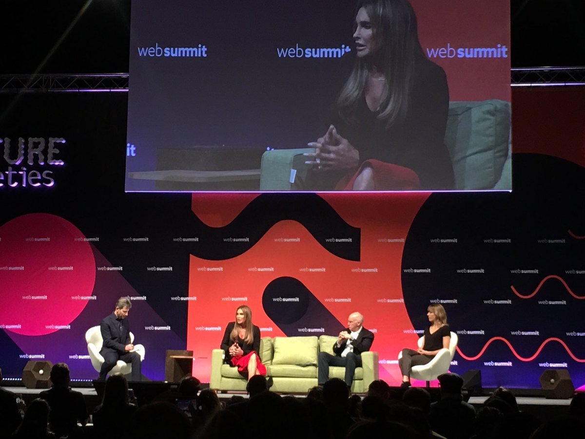 JasonsNextGear's tweet photo. #websummit great panel on current &amp; future of Olympic Games. #getbacktotheroots. @iRowan @Caitlyn_Jenner https://t.co/vLE8kRFs0Z