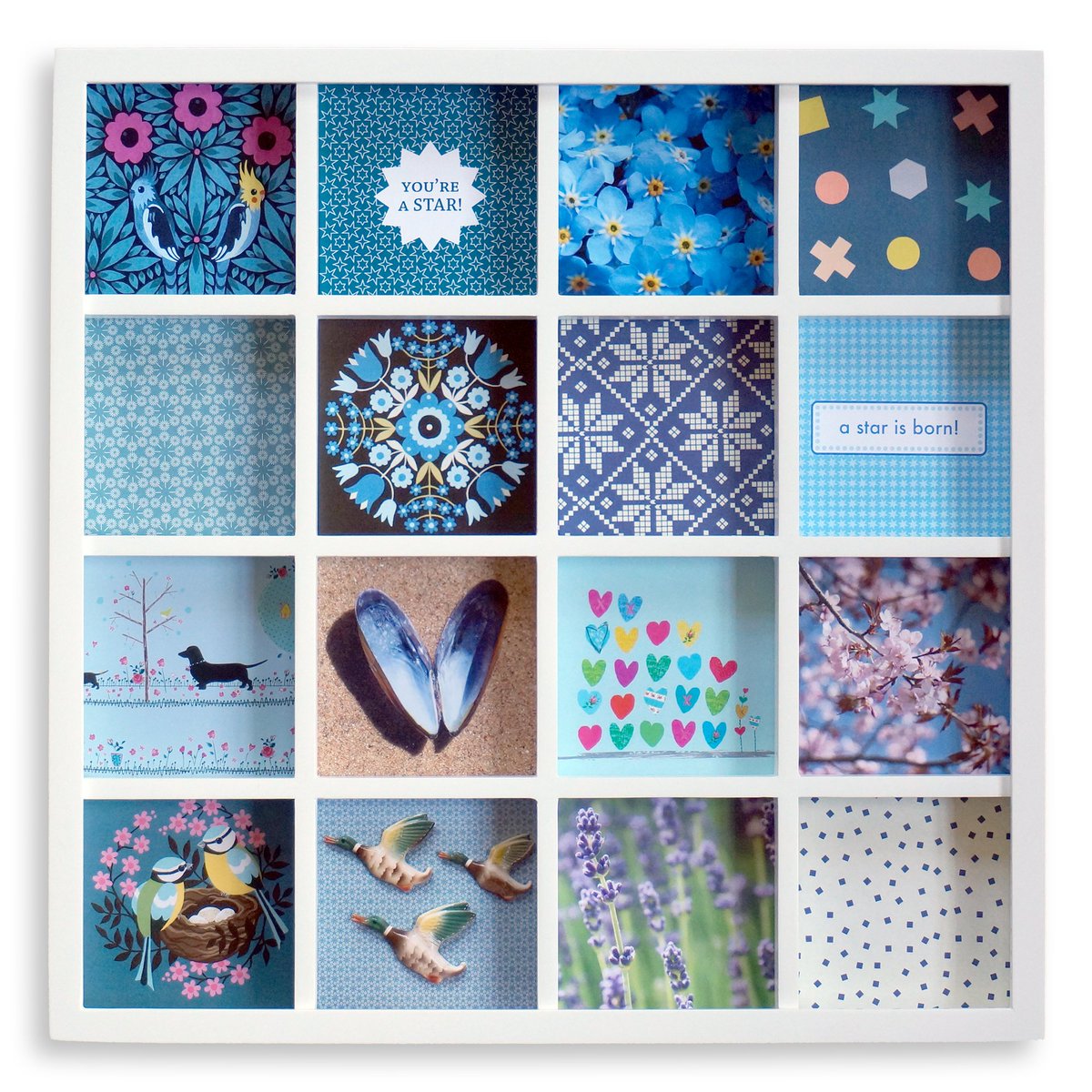 Cardtastic's tweet photo. Here's a blue-themed collection of our mini-cards and wrap inspired by the lovely blue skies over Cardtastic HQ today! https://t.co/PUypgrEGLn