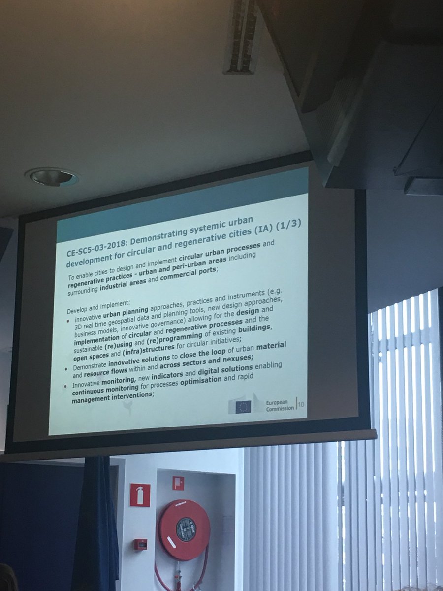 Ariana_Nicoleta's tweet image. #H2020SC5 presentation on demonstrating systemic urban development for circular and regenerative cities