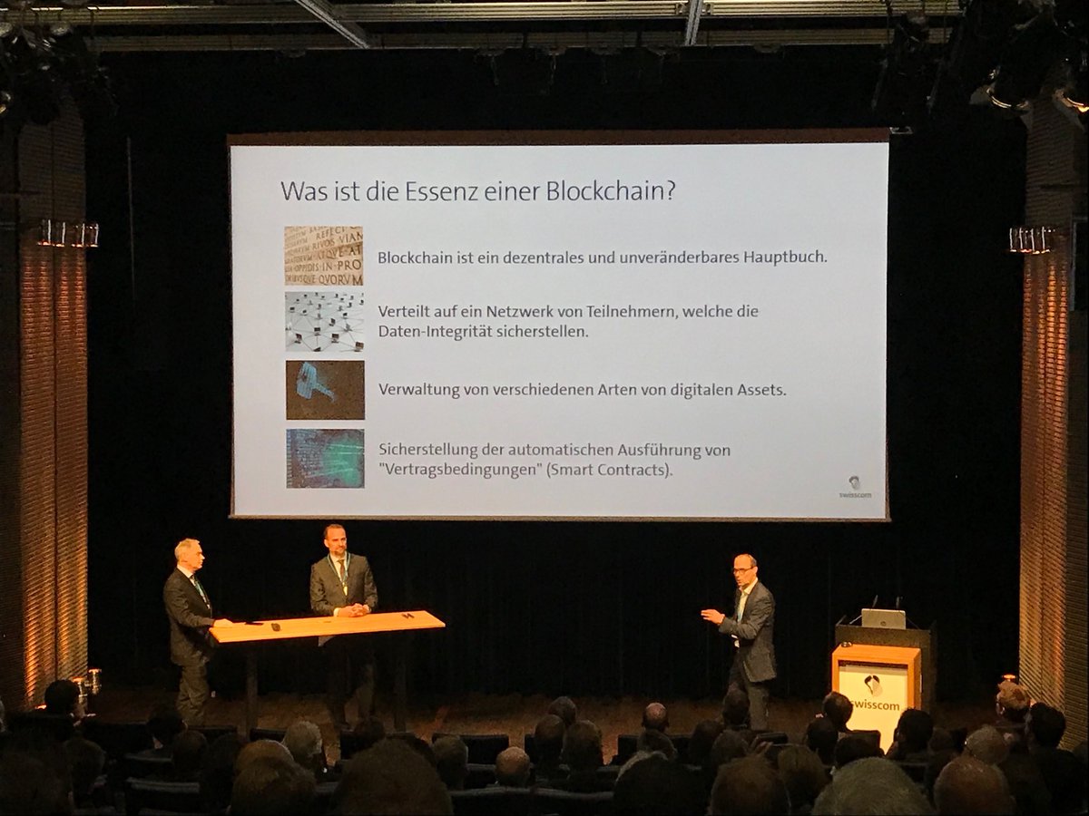 #sda17 Essenz einer #Blockchain und spannende Usecases z.B. in Versicherungen, Logistik, Energie