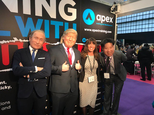 personneltoday's tweet image. Sales Manager @andreabrunton is having fun at #CIPDACE17 #HR #networking
