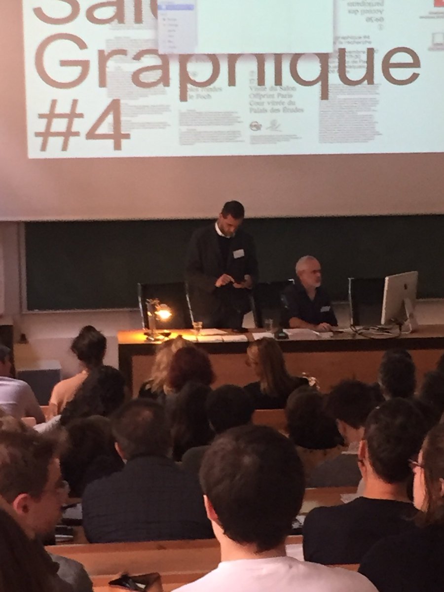 master_iec's tweet photo. Pour la dernière conférence de ce cycle « publier la recherche », Marc Monjou, directeur éditorial de la revue de recherche en design « Azimuts» de l’ESADSE et Samuel Vermeil, designer graphique, viennent nous parler de leur travail en collaboration @CNAPfr #graphismeenfrance https://t.co/AxzBMfJqwS