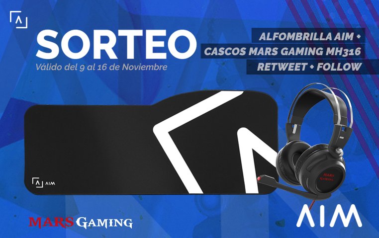 AIMGamingEU's tweet photo. ¡SORTEO! Alfombrilla XL con diseño gaming, área extendida en la zona del ratón y bordes reforzados + Auriculares MH316 @MarsGaming_

🇫️🇼️➕🔁 https://t.co/6Zh5sQ2G4f
