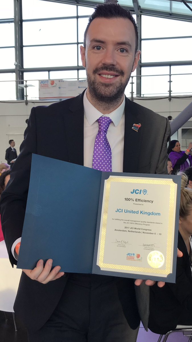 theMichaelSteel's tweet photo. JCI UK is thrilled to announce we have been certified 100% efficient as a National Organisation 🎉🎊🇬🇧 https://t.co/b8aQTiVuA0