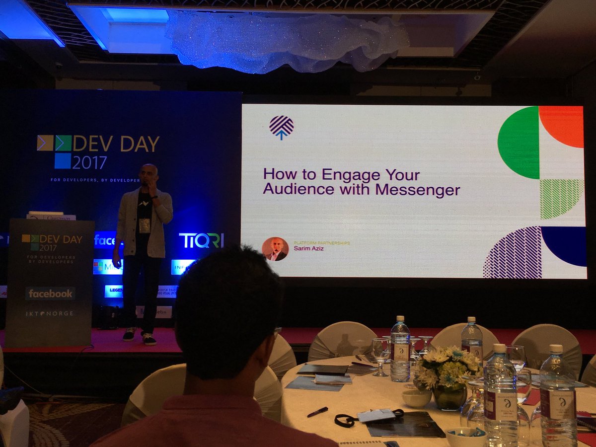 mayooresan's tweet photo. Engaging audience with Facebook messenger #DevDaySL2017 #DevDay2017 https://t.co/nSnS88ULtz
