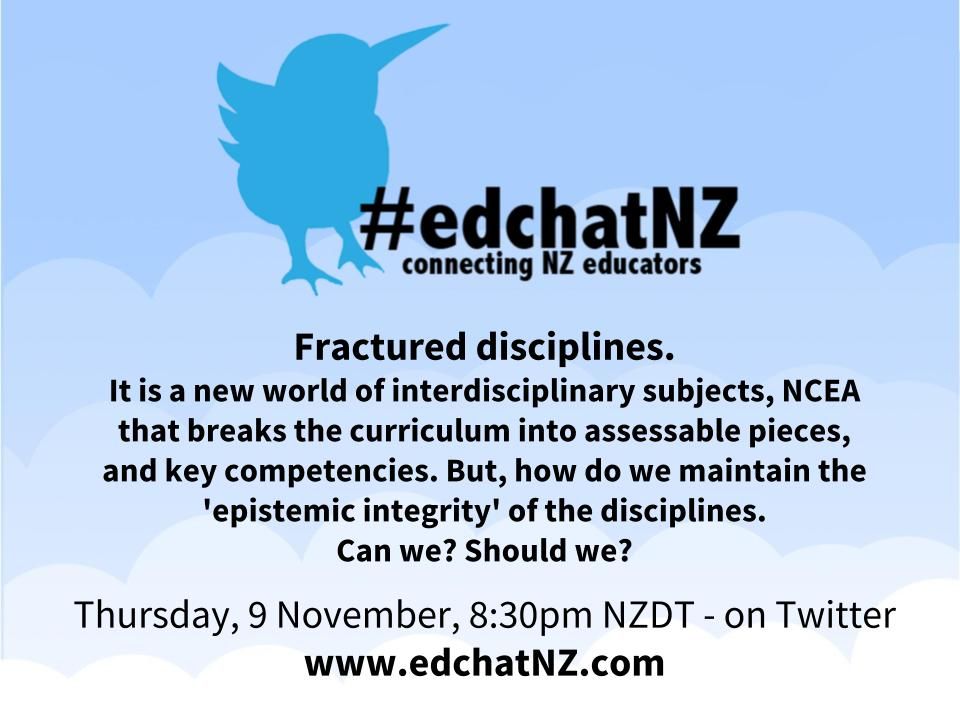 edchatNZ's tweet photo. Only 5 minutes until #edchatNZ kicks off with another juicy discussion tonight! #UKedchat #aussieED #globaled https://t.co/Ta4QtGfmMP