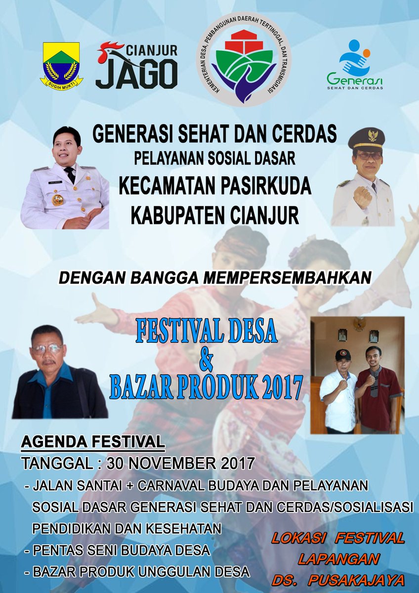 gsc_farhan's tweet photo. Ayo Sukseskan bersama @desagirimukti2 @mekarmulya_desa @Padamulya10 @Gsc_Cianjur #FestivalDesa #GSC #Pasirkuda #cianjurjjago https://t.co/wQooU01H7T