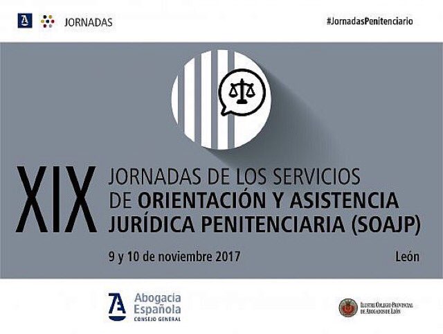 _OrtegaVictoria's tweet photo. Hoy comienzan las XIX #JornadasPenitenciario SOAJPS en @ica_leon. Para que el Derecho no se quede a las puertas de la cárcel https://t.co/7DAymVqCwz