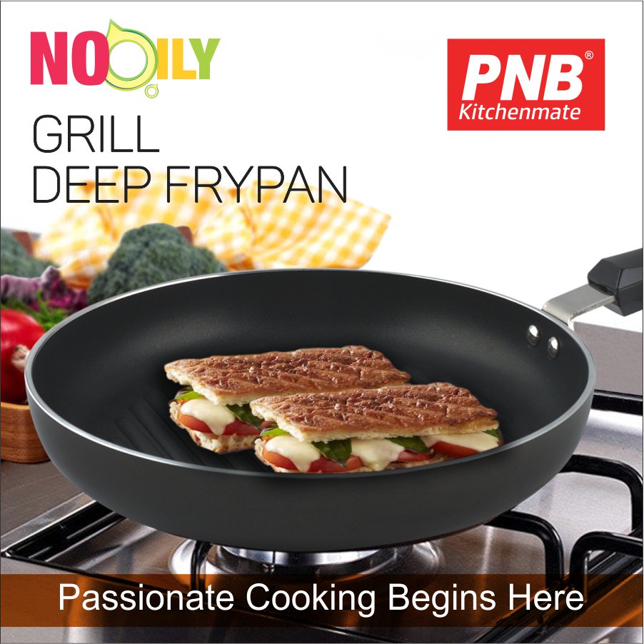 PNBKitchenmate's tweet photo. Best #Quality #DeepFrypan by PNB Kitchenmate.😍
This Frypan features a durable non-stick cooking surface, a pan-tilt lever and glass lid with adjustable steam vent ensuring constant temperature during cooking.👌#EatHealthy https://t.co/ZdJYIQxCL2