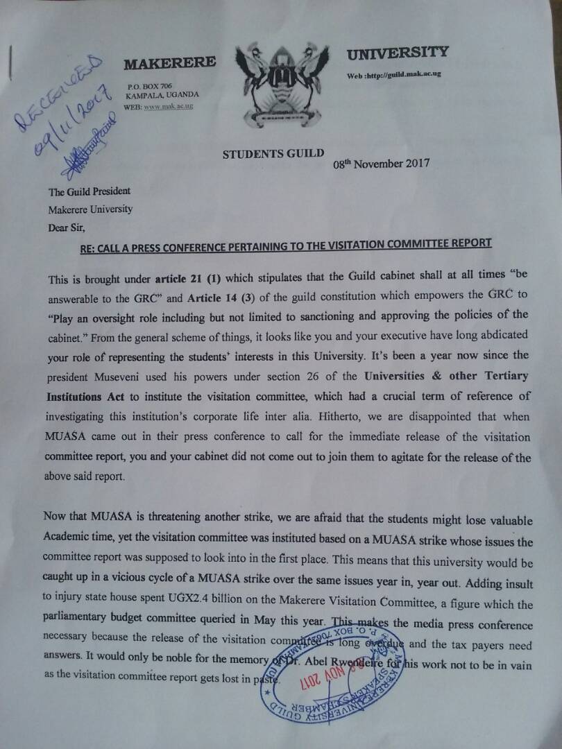 StevenNuwagira's tweet photo. Quite a time since the untimely death of Visitation Committee chairperson Dr. Abel Rwendeire (RIP) and amidst a looming teaching staff strike, the report on affairs at Uganda's premier university @MakerereU is yet to be out. https://t.co/srSa50G6cQ