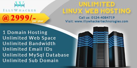 illywhackertech's tweet photo. #Unlimited #Linux #web #hosting at just 2999/- per year. Hurry up grab this offer Now. Call Us On: 0124-4084719 or Visit: https://t.co/BkOsOXWoyN https://t.co/4ELES2PCgp