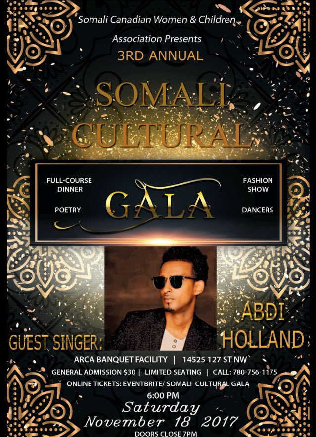 idylcollective's tweet photo. This happens once a year guys make sure to come and support! Somali cultural dancing, food, fashion show and much more. Almost sold out! https://t.co/coC4n2U5X1