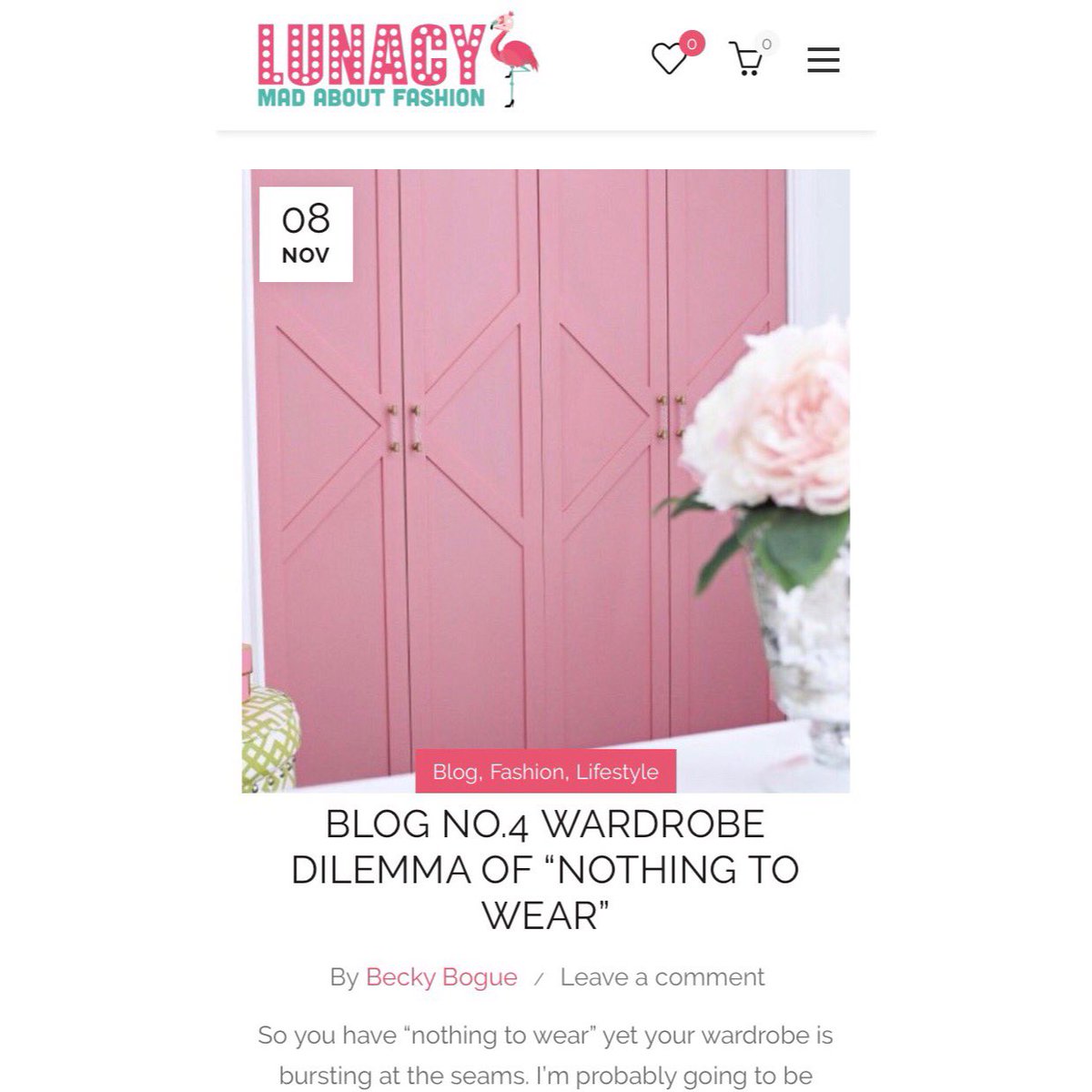 Read our fourth blog on our snazzy new website! #goodread #fashionblog #fashiondilemma #wardrobedilemma #investmentbuy #fashionblogger #fashionblogging #fashion #lunacy #onlineshopping #onlineboutique #onlinefashion #fashionstylist #styleblog #newwebsite #fashionready #fashionmag