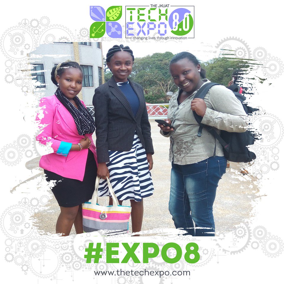 A ladies team representing us  #BambooYoghurt #EXPO8 <a href="/jkuattechexpo/">The Tech Expo</a> <a href="/KiuraKambiRona/">rona</a> <a href="/k_njihia/">Startup Shark</a>  <a href="/WTMNyeri/">WomenTechMakersNyeri</a> <a href="/dehub_dekut/">DeHUB DeKUT</a> go ladies!