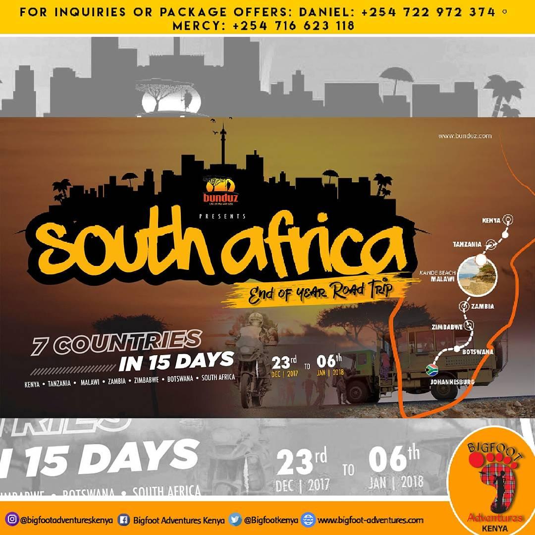 Bigfoot Adventures Limited on Twitter "6th Jan Fly back to Nairobi in