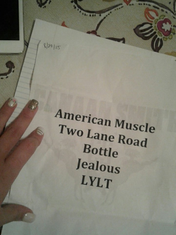 Teya_Botella's tweet photo. Still have @canaansmith's setlist from when he opened up for Dierks in 2015. Can't wait to meet him tomorrow! Thanks to @CanaanSmithST! #LongWayFromTheFreewayTour https://t.co/flhdTqmHDS
