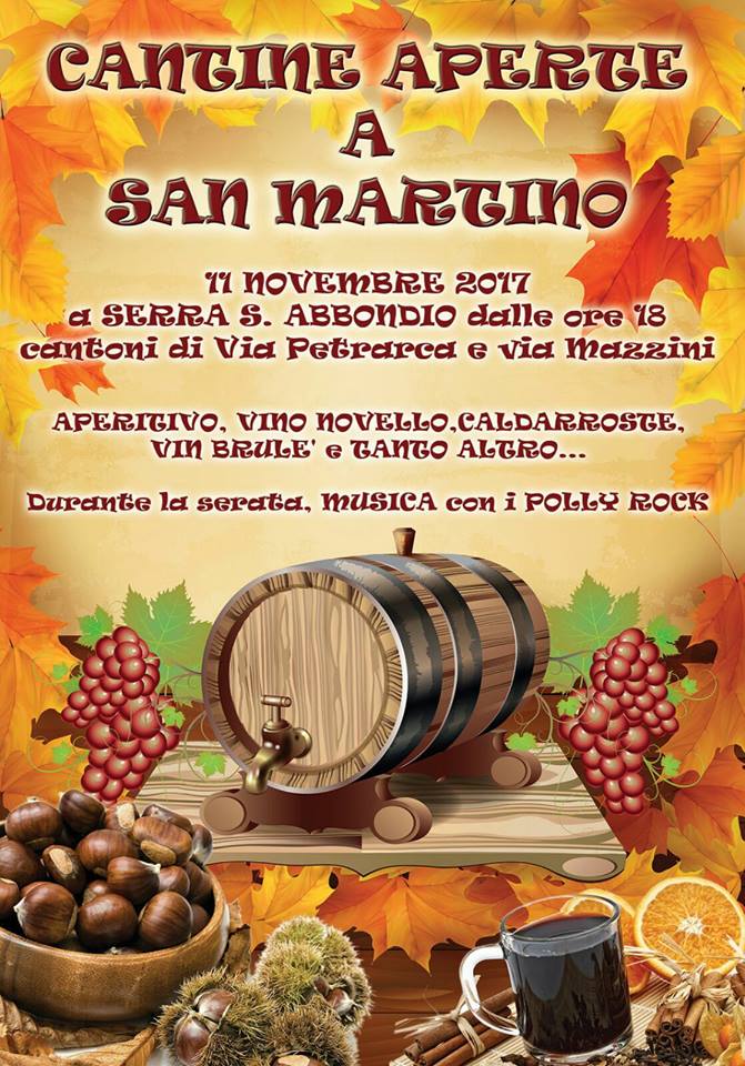 UnpliPUOfficial's tweet photo. Sabato 11 Novembre - Cantine aperte a San Martino Pro Loco Serra Sant'Abbondio
Una serata all'insegna della buona musica, del buon vino novello e dei classici sapori autunnali...!!! https://t.co/M67O44aIe5