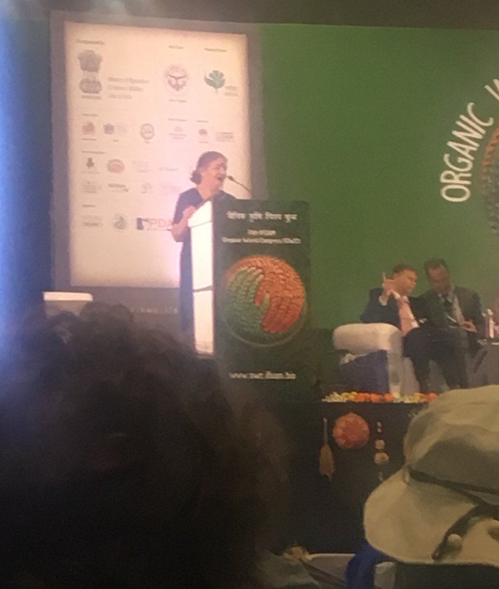 miguel_kanai's tweet photo. V Shiva: India did not choose the green revolution. The poison path was imposed on us...Thirty years ago we started to save the seeds, save biodiversity. @GLOSSshef #OWC2017 #ShefOWC https://t.co/sbu8hf0EL9