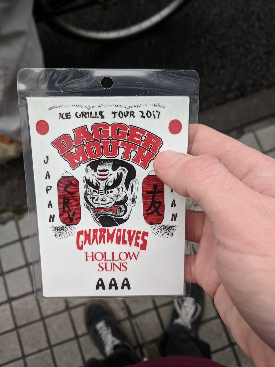 We're at BB Street in Yokohama tonight with <a href="/Daggermouth/">Tyler</a> and @hollowsuns 
See ya in the pit! Japan is great xx