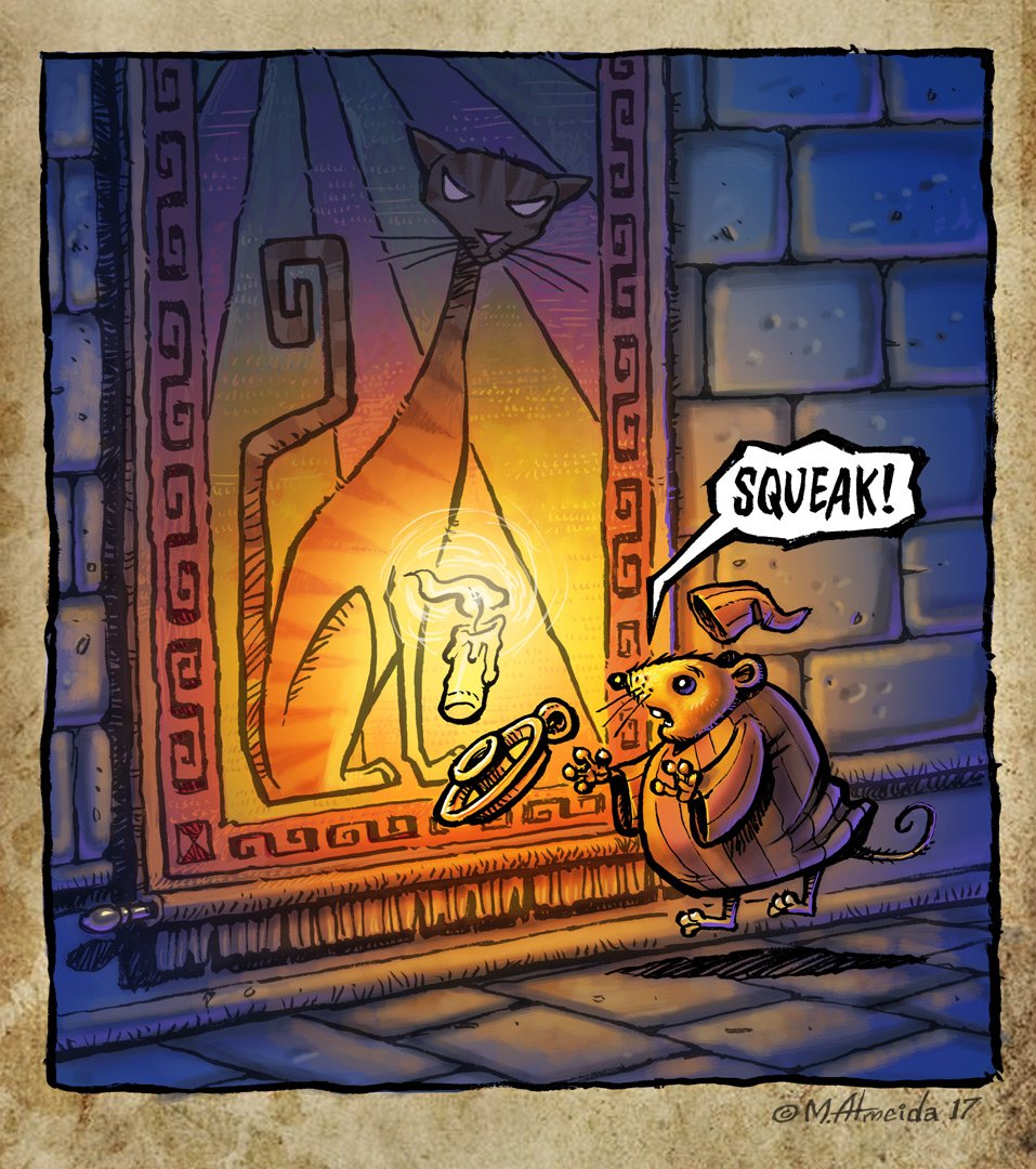 marshallartguy's tweet photo. Inktober Day 26 "Squeak" #inktober #inktober2017 #sketchbook #inksketch #sketchbookart #sketchdaily #comicart #drawing #scaredmouse #squeak https://t.co/owNr5vcGhR