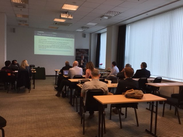 MarvalSoftware's tweet photo. Another day of shared knowledge: Parallel business and technical sessions at #MPOWERED17. #MarvalPartners #TeamMarval https://t.co/jtWR2dvCqp