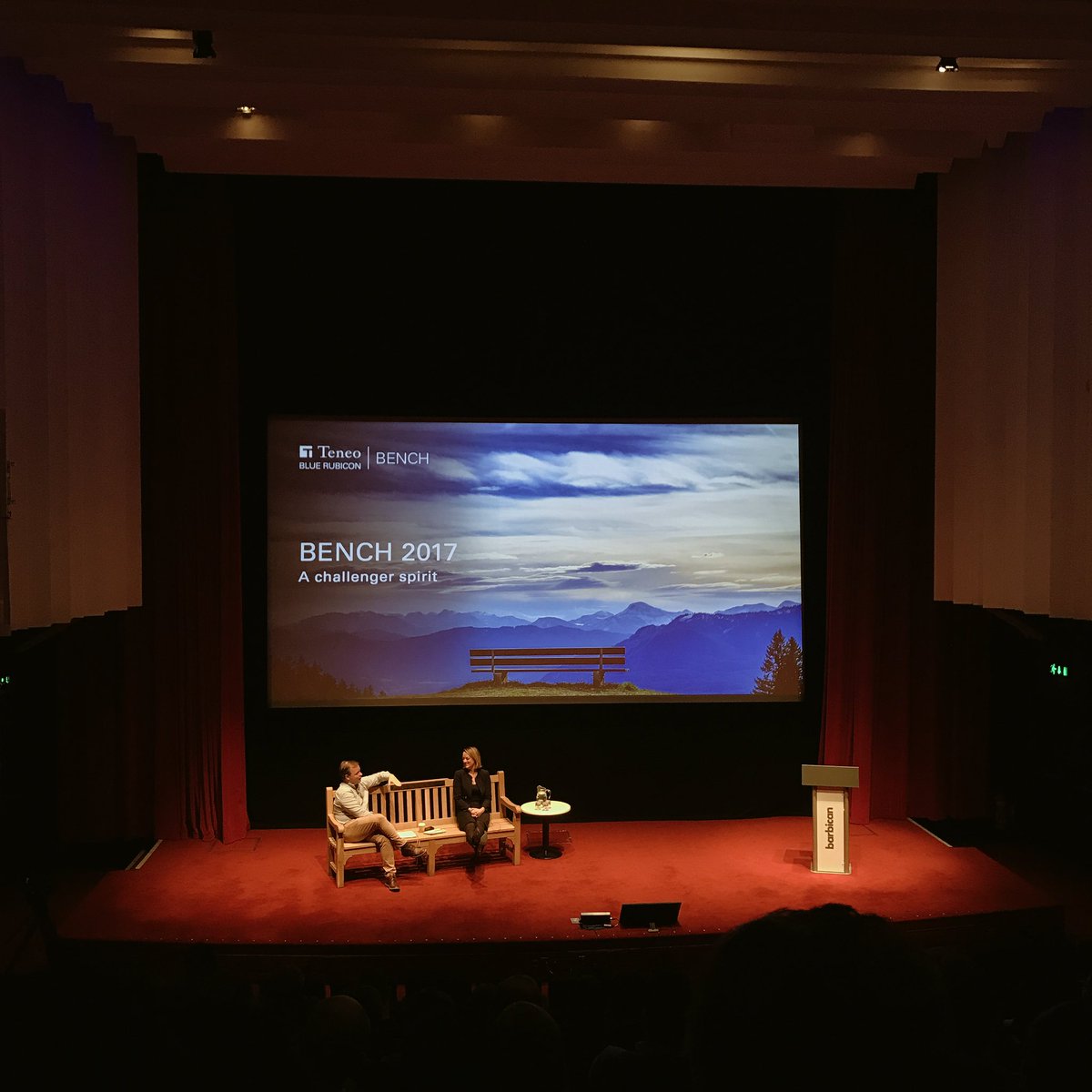 samisspeaking's tweet photo. In conversation with @bbclaurak at #Bench2017 @TeneoBR https://t.co/QeENL6SaKB