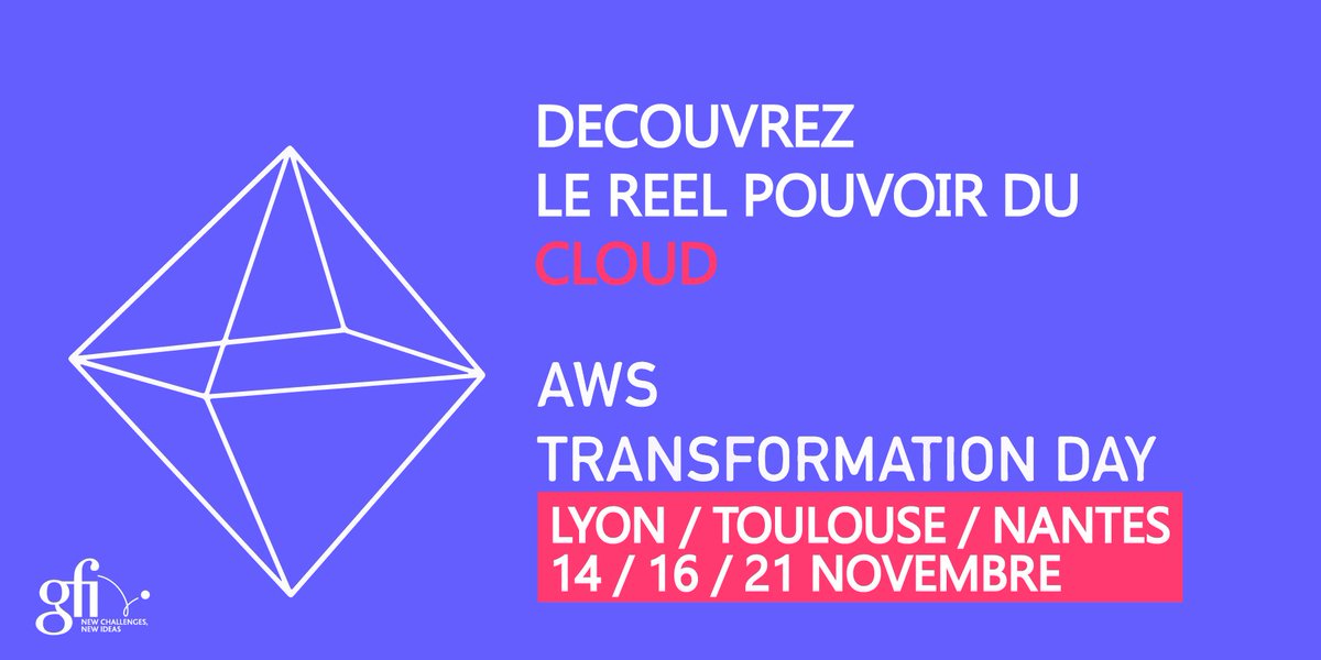 lucguilbaud1's tweet image. Le #TransformationDay de @awscloud commence mercredi! #gfi sera présent la semaine prochaine sur Lyon et Toulouse et à Nantes le 21 nov goo.gl/NsU5vg