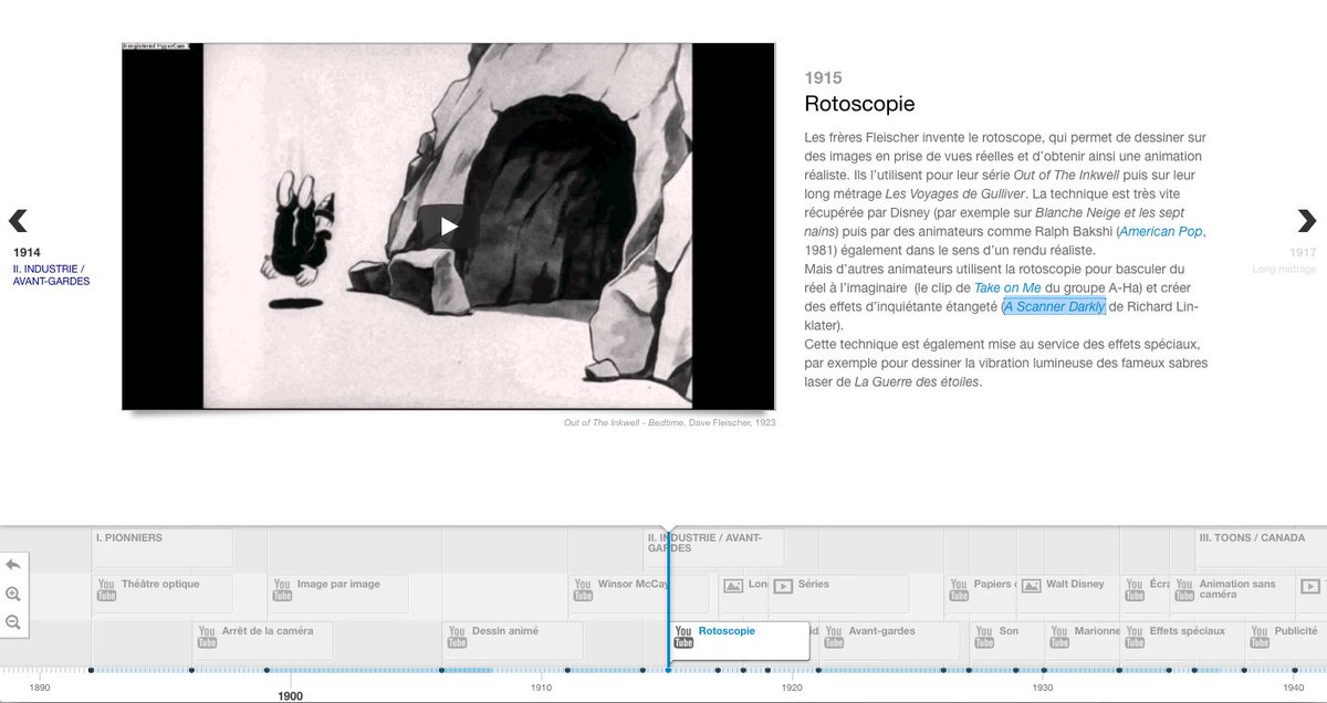 Revivez l'histoire du cinéma d'animation grâce à cette magnifique frise interactive de @Ciclic_CVL  ! buff.ly/2lWMqld