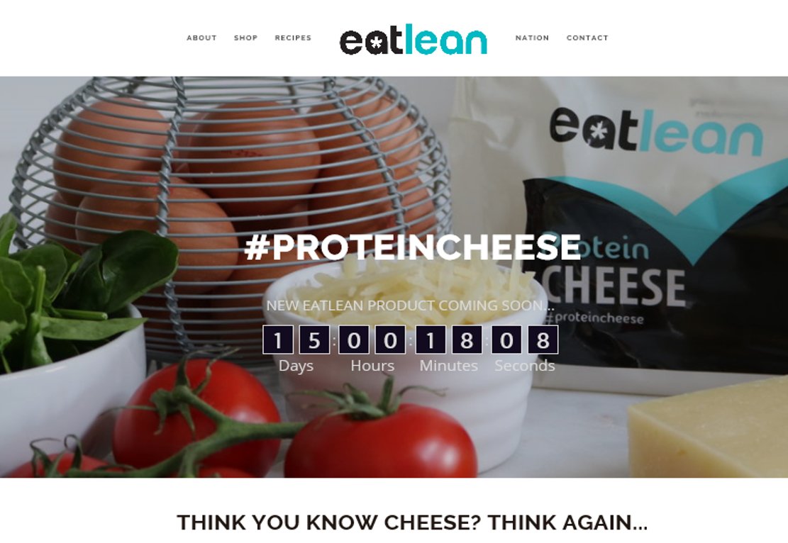 Only 15 days to go for the next new product from Eatlean protein cheese - the clock is ticking for the next High Protein product.