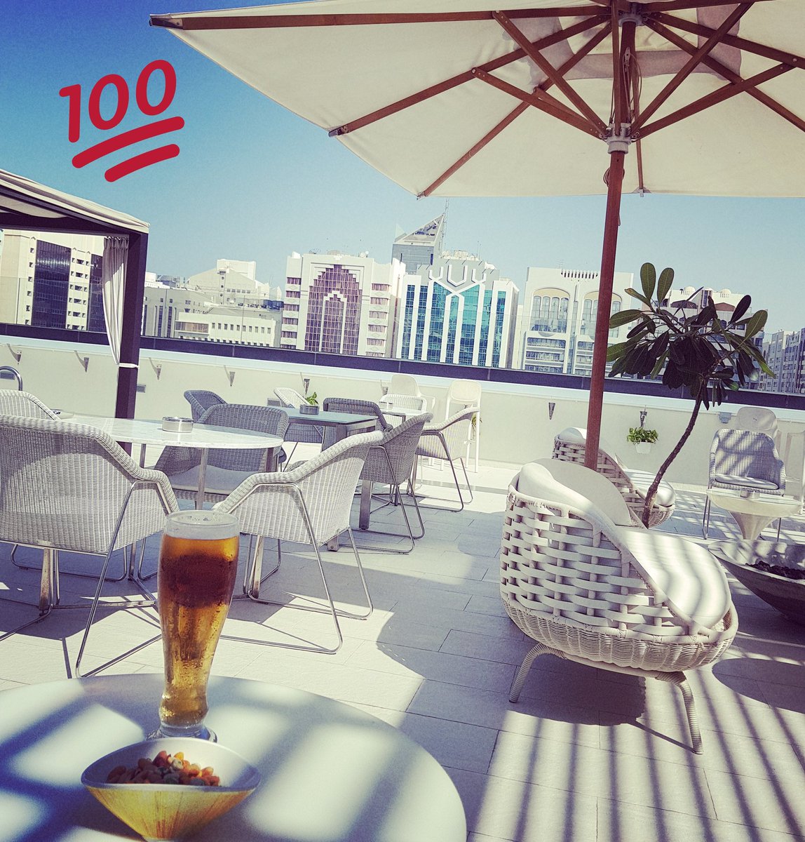 CourtyardAUH's tweet photo. Place where you don't feel that you are in the busy city center. Just sit back and relax enjoying cool drinks and amazing views.
#upandbelow #courtyard_auh #placetorelax #abudhabi #amazingweather https://t.co/L2vpCWsRob