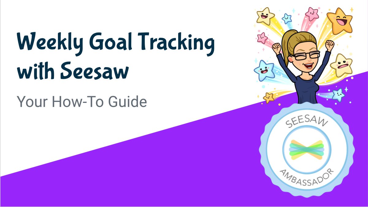 MelissaBurnell4's tweet photo. Wkly Goal Setting &amp; Reflection on @Seesaw is ready to go for Monday! @anya_pyp @krowe #LearnersIntoLeaders #5E https://t.co/EwldnVpxCx