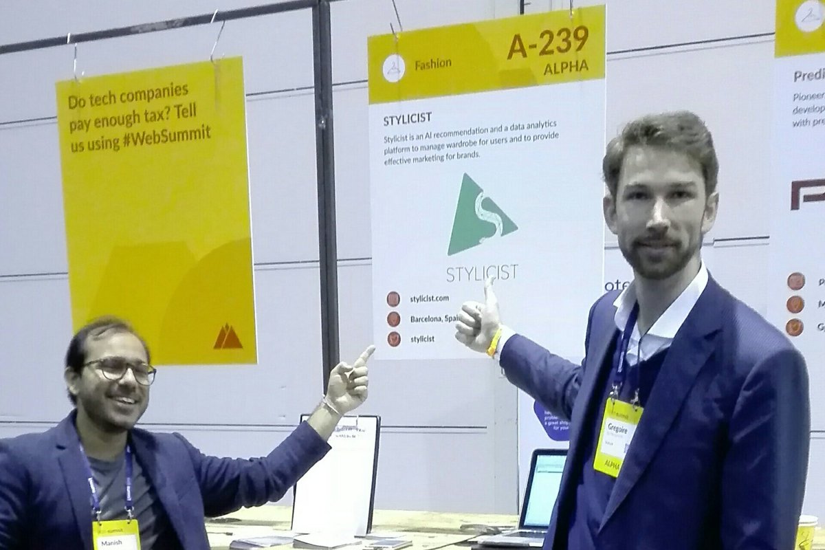 stylicist's tweet photo. Here we are ready for our big day ! :-)
Visit us in booth ALPHA239 in pavilion 4 @ #WebSummit Lisbon 2017 ! https://t.co/UXlUQDWbaP
