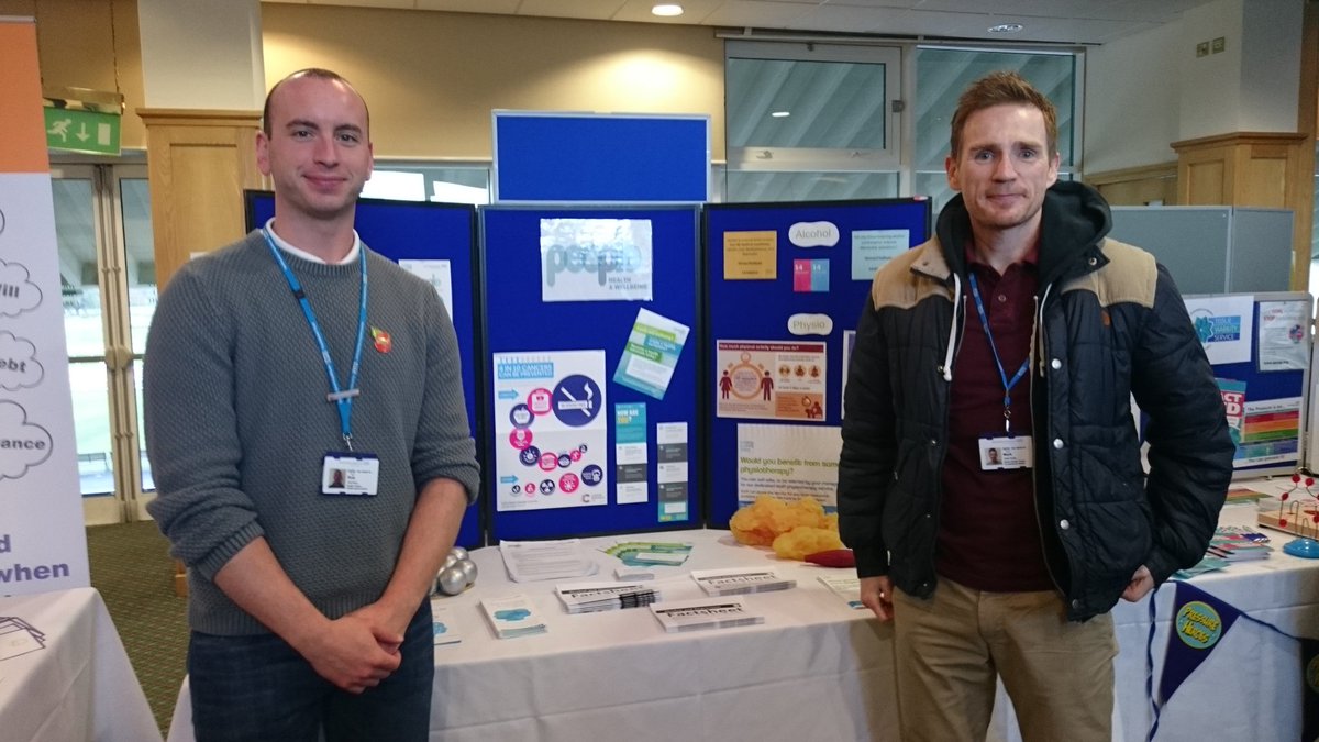 practiceeduNHCT's tweet photo. Health and Wellbeing Team looking after #NHS staff @NorthumbriaNHS #Nursing and #Midwifery Conference 2017 
@MarkFreath @kyliemurrell https://t.co/dSrHxKUnHY