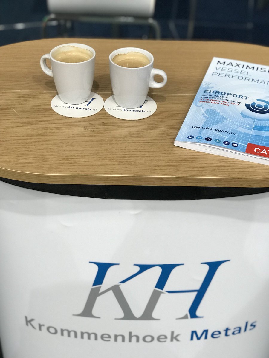 Today day #3 of @Europort2017.  Feel free to visit us at stand 2105!