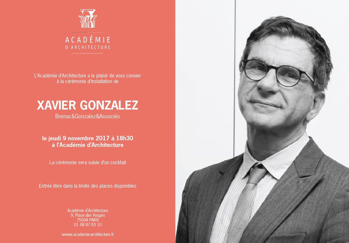 Ce soir, installation de Xavier Gonzalez à l'<a href="/Academie__Archi/">AcademieArchitecture</a> !