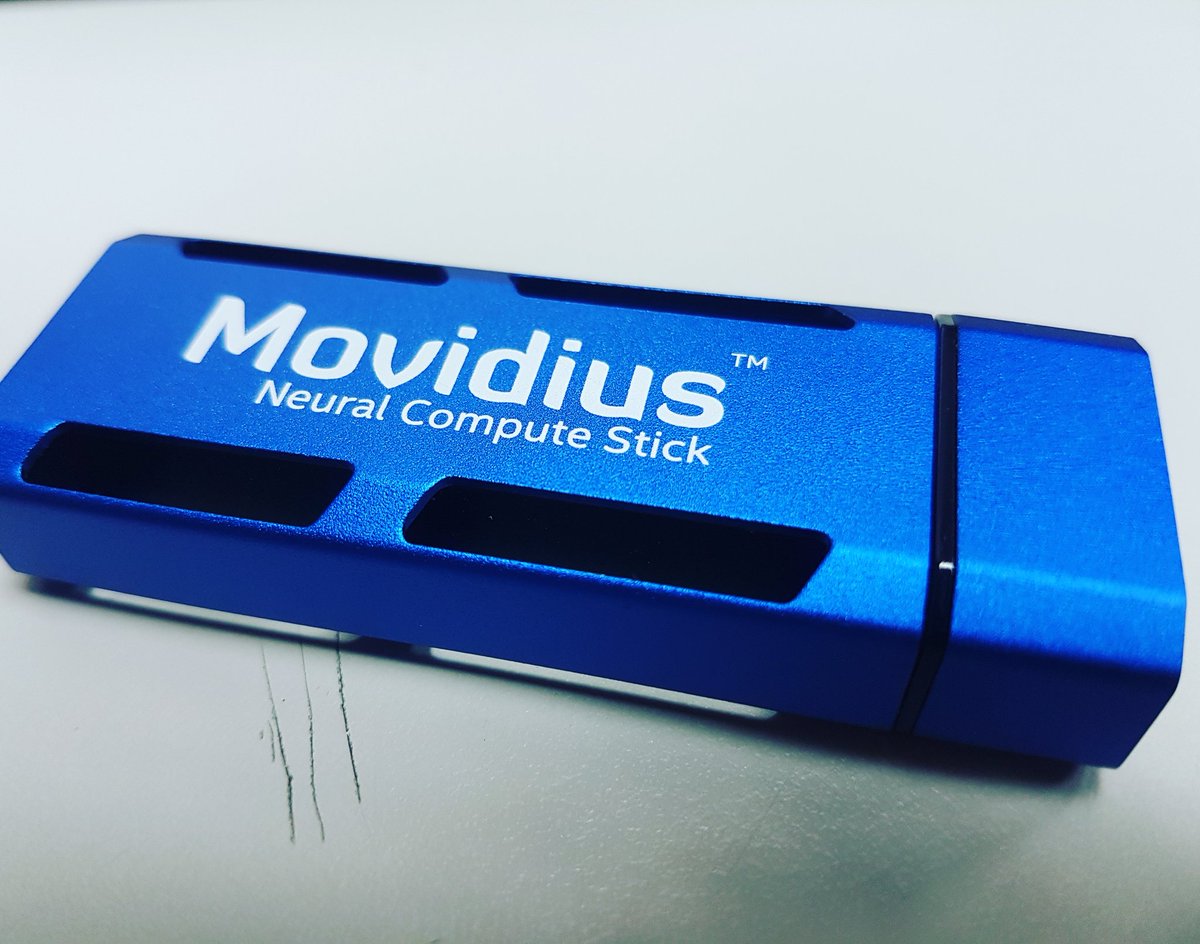 victorhamc's tweet photo. Got an #Intel #movidius NCS to play with https://t.co/pLoylVXAZg